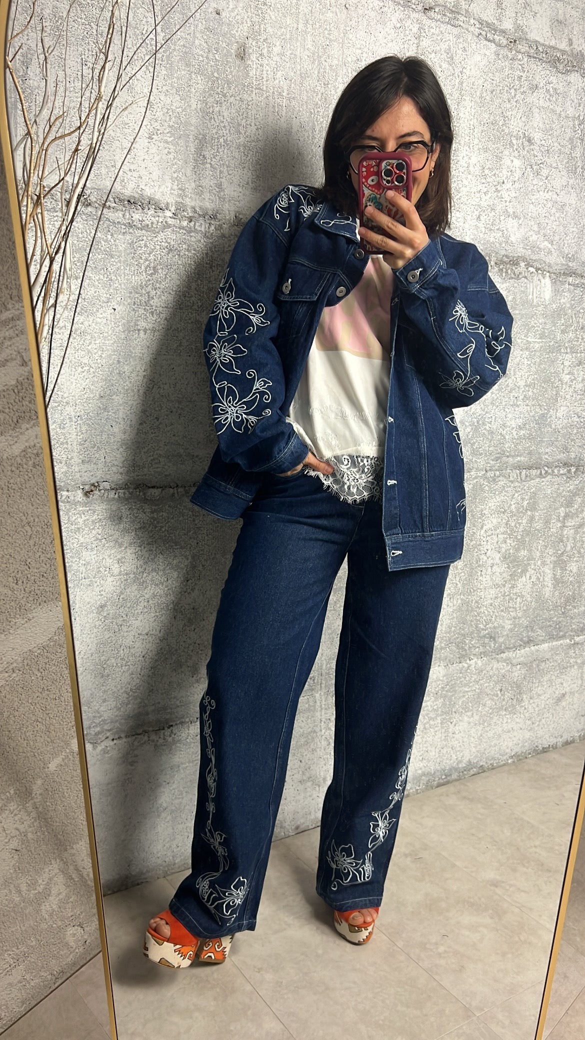 Jeans Ricamo