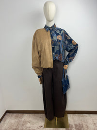 Pantalone scamosciato