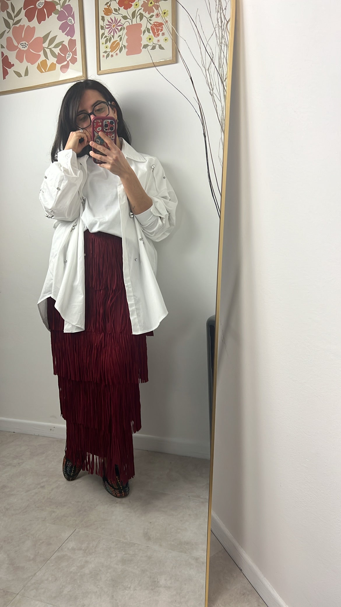 Taglia unica (42-48) / Burgundy
