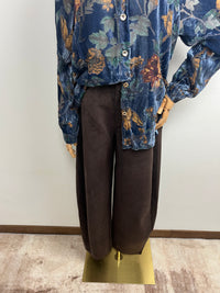 Pantalone scamosciato