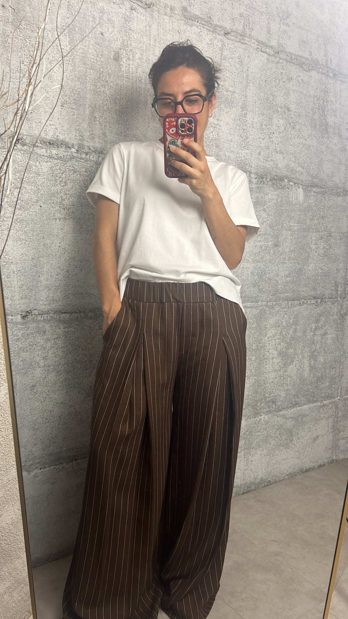 Pantalone gessato
