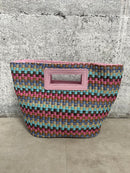 Borsa Raffia Bicolor